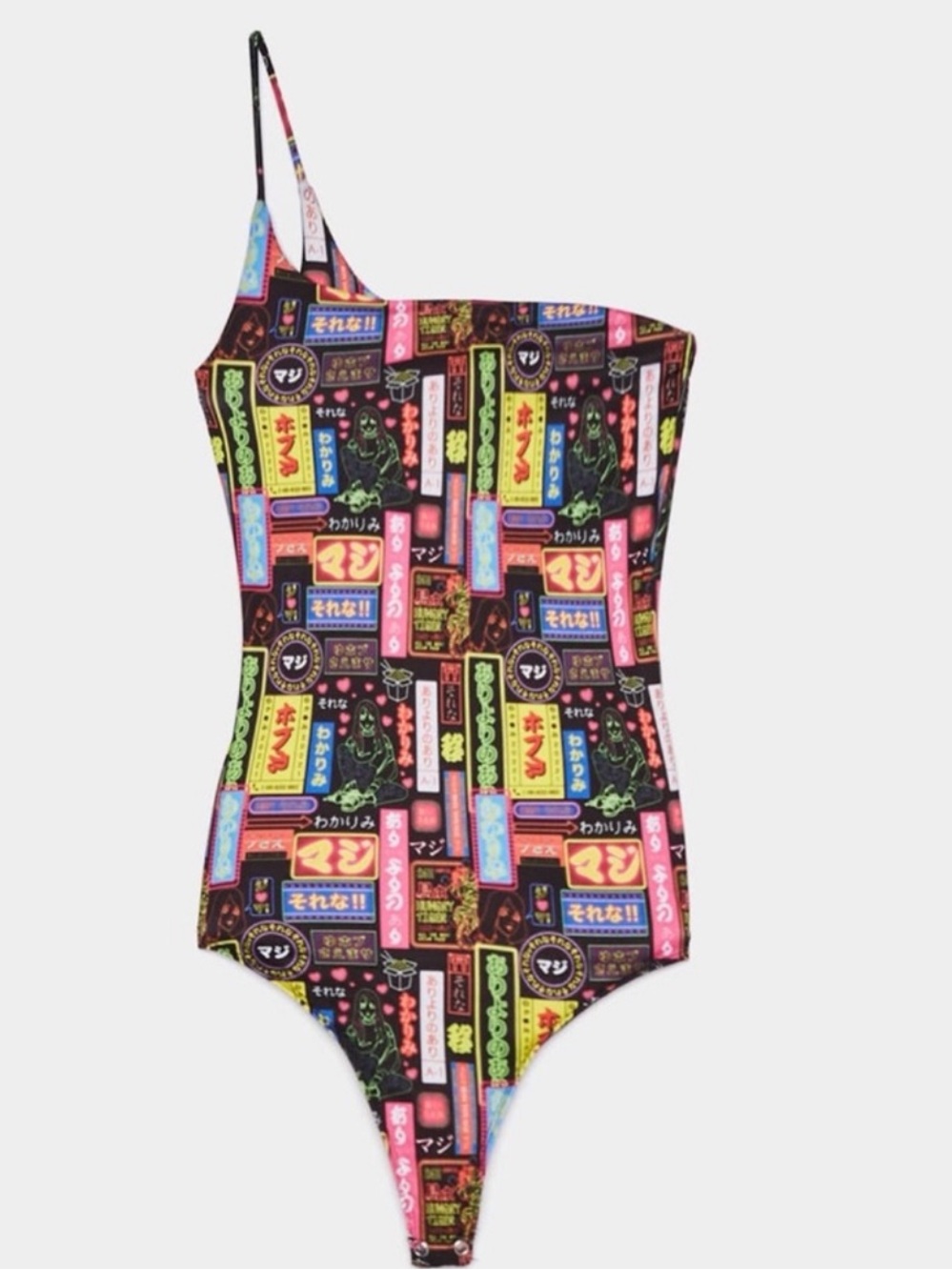 NWOT Bershka Tokyo Theme Bodysuit